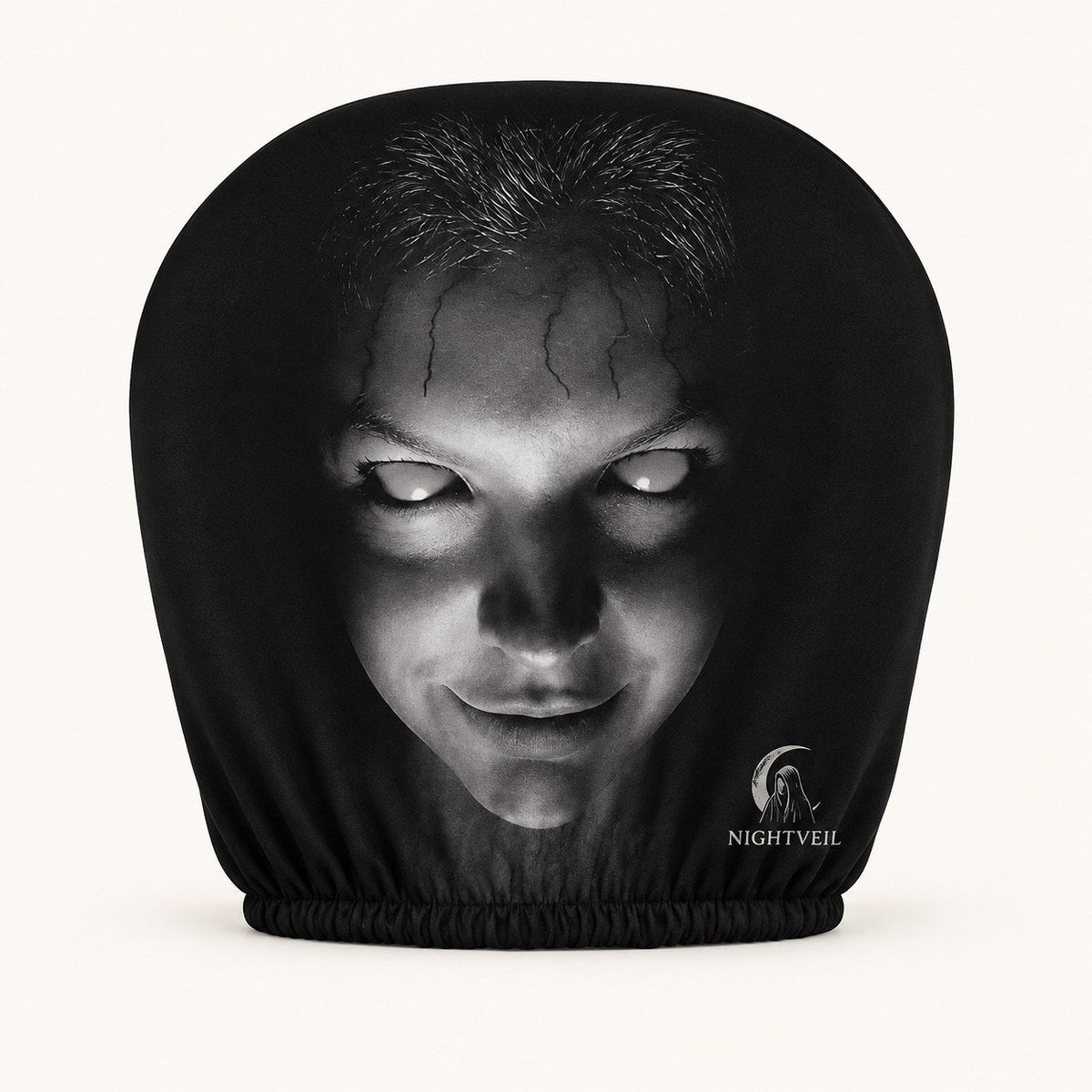 Phantom Passenger aligned above a car headrest